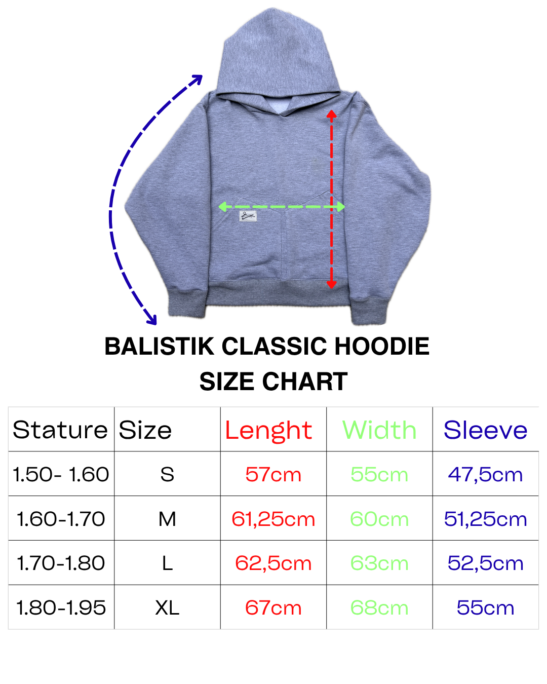 Balistik Classic Hoodie Gray
