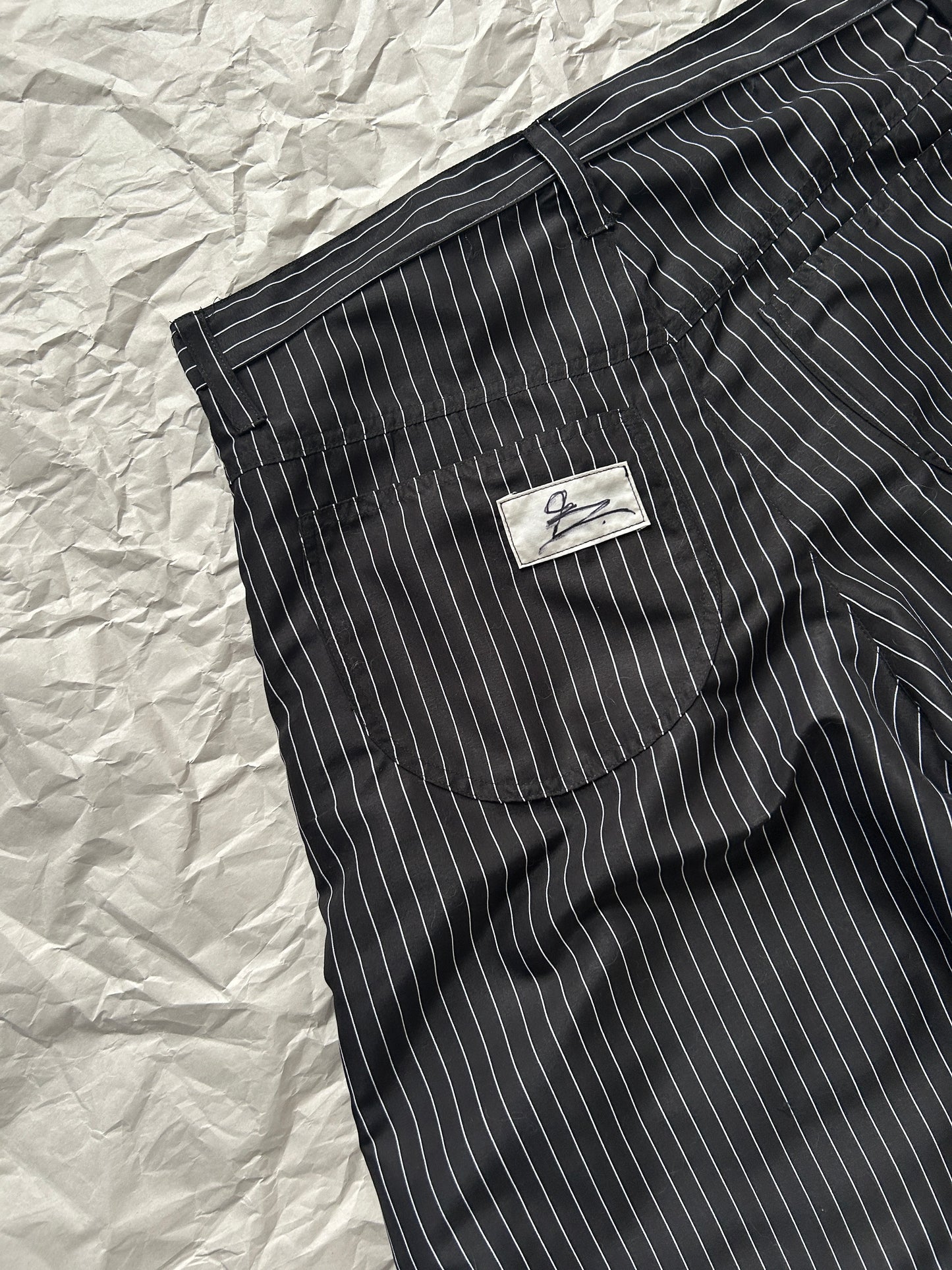 BALLOON PINSTRIPE PANTS