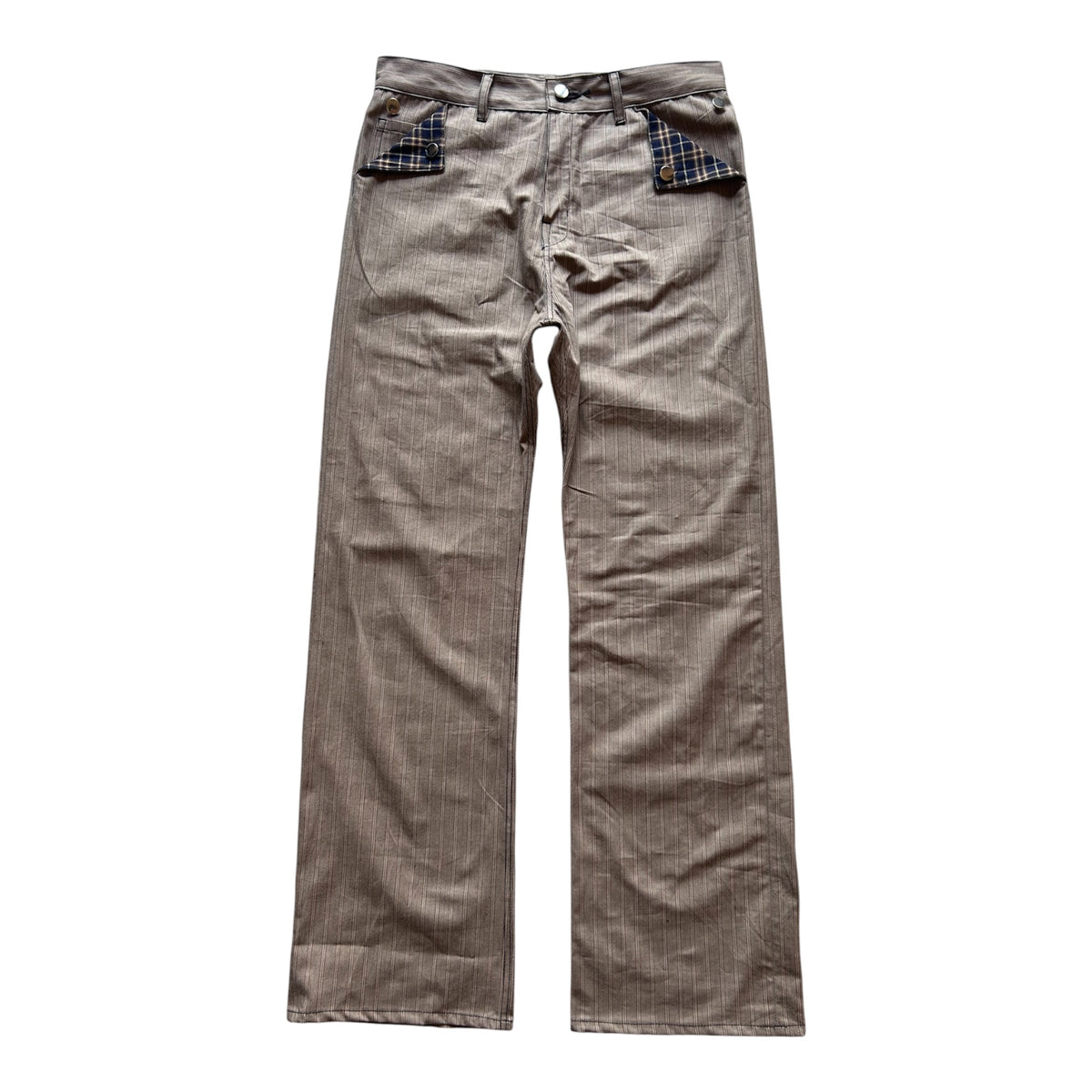 Striped Twill Bootcuts