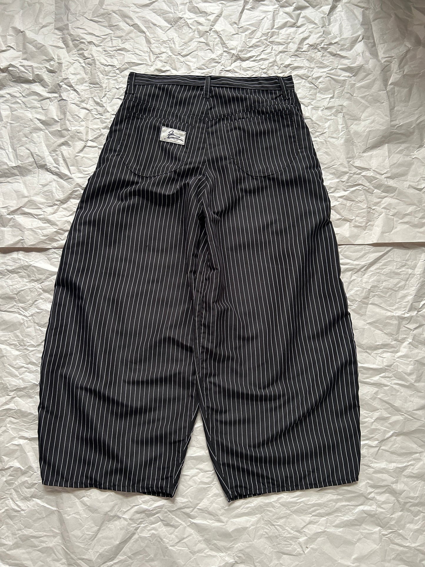 BALLOON PINSTRIPE PANTS