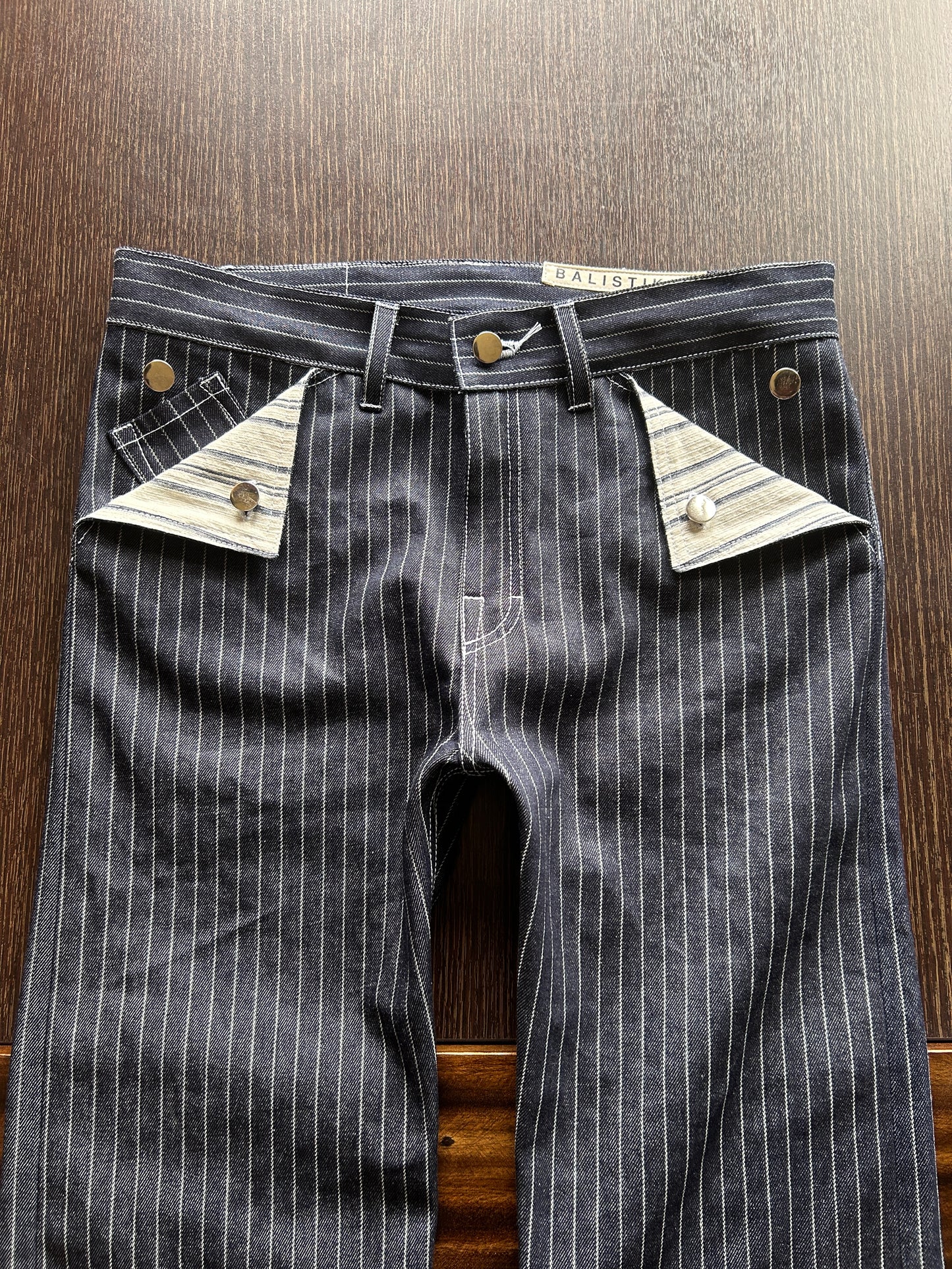 Striped Denim Bootcuts