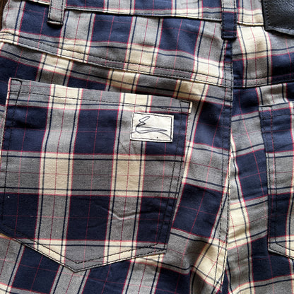 Plaid Long Shorts