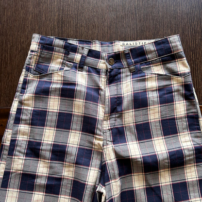 Plaid Long Shorts