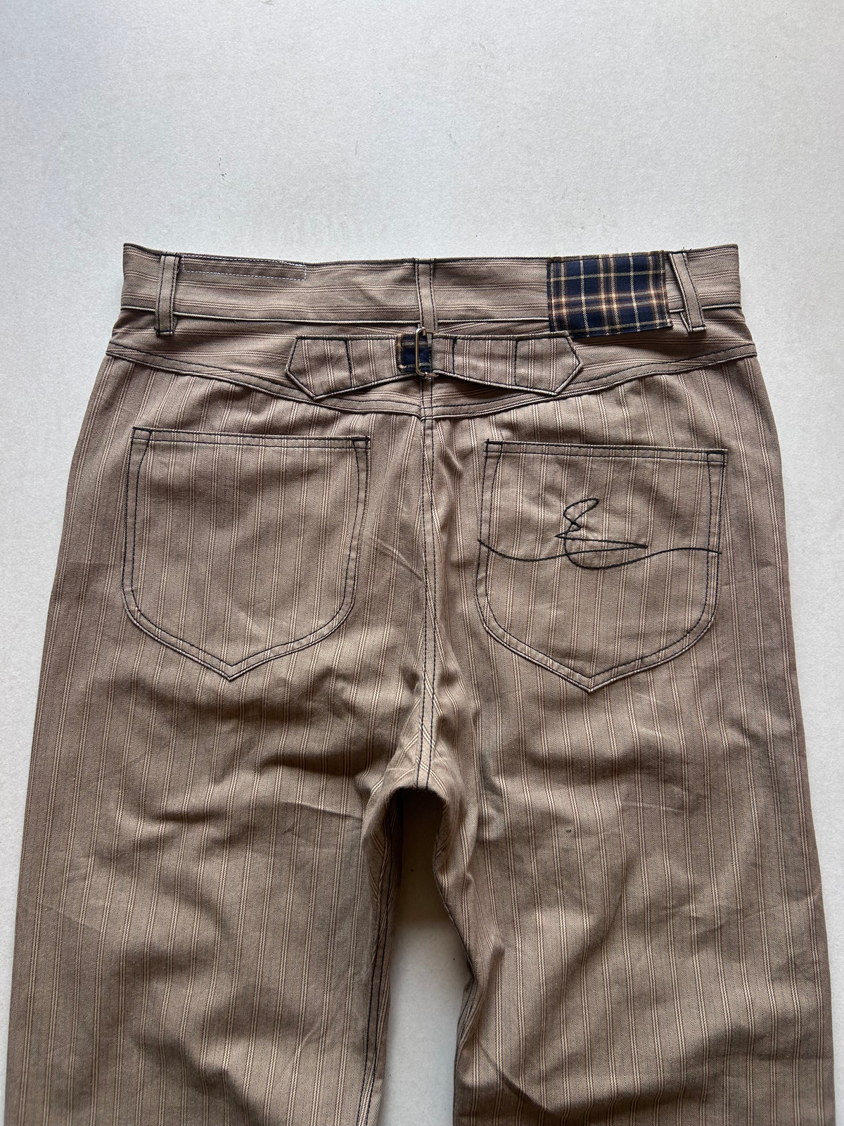 Striped Twill Bootcuts