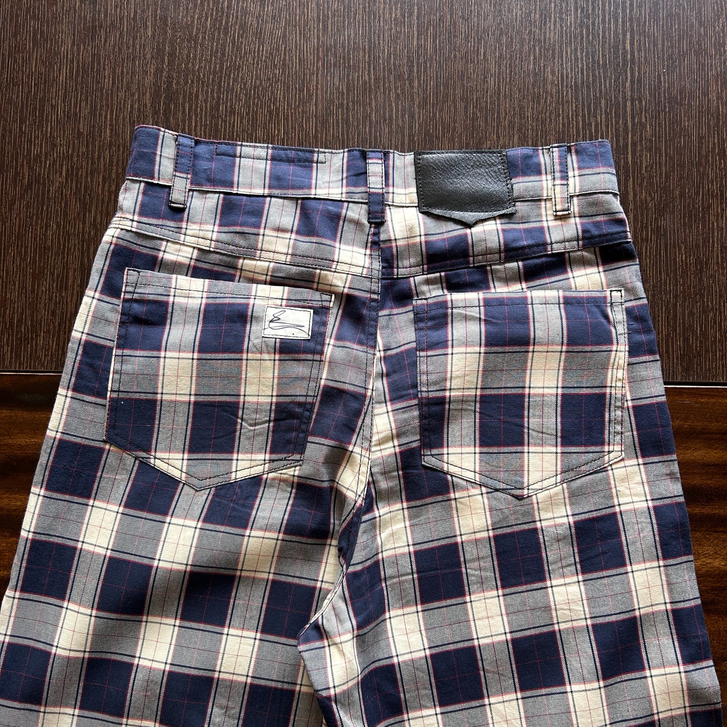 Plaid Long Shorts