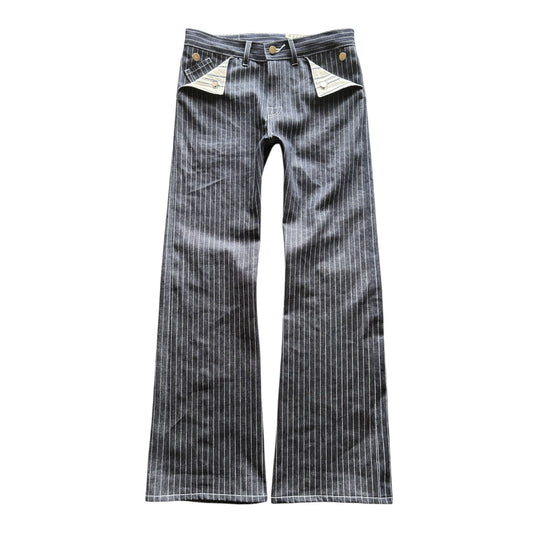 Striped Denim Bootcuts