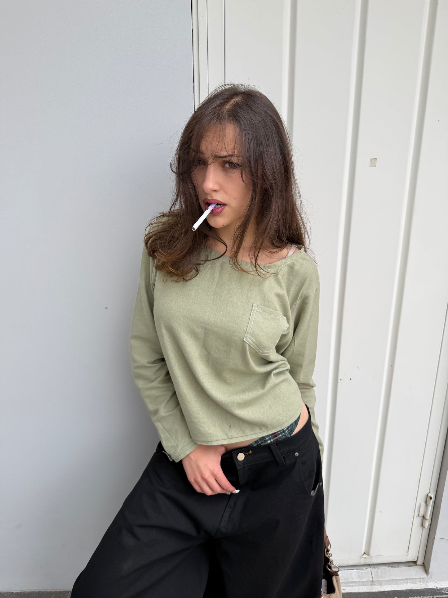 Green Linen Sleeve