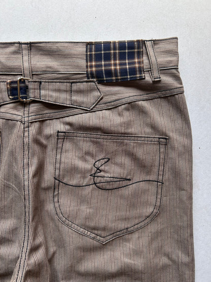 Striped Twill Bootcuts