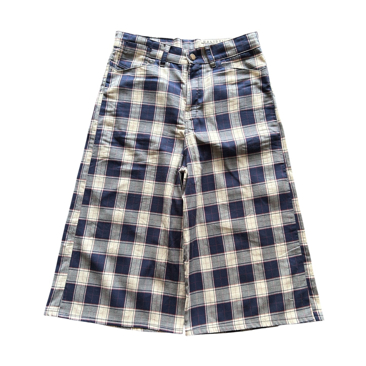Plaid Long Shorts
